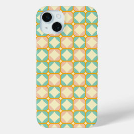 Seamless retro pattern with rounded squares Case-Mate iPhone hülle