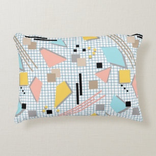 Seamless school geometric memphis shapes pattern s dekokissen