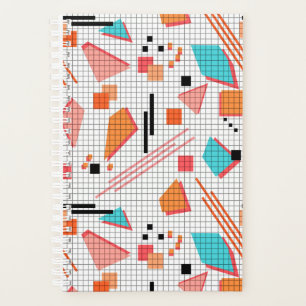 Seamless school geometric memphis shapes pattern s planer