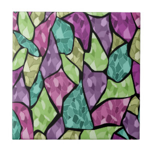 Seamless tile mosaic kaleidoscope abstract modern fliese