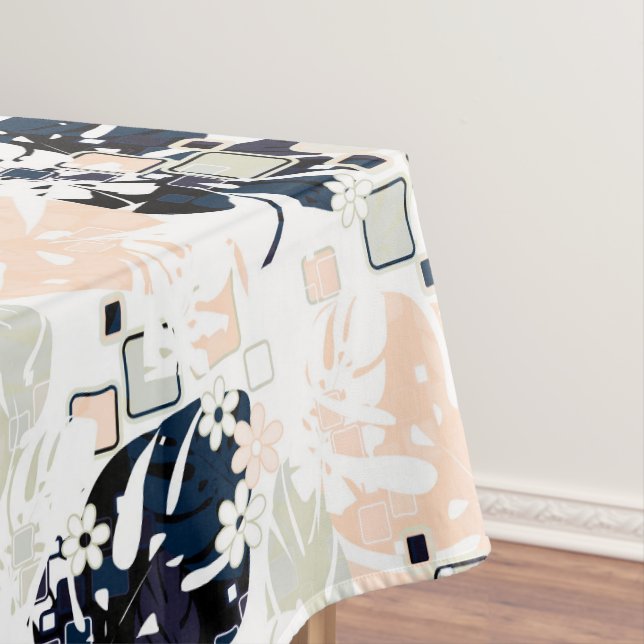 Seamless Tropical Dschungle Blätter Monstera Palm  Tischdecke (Beispiel)