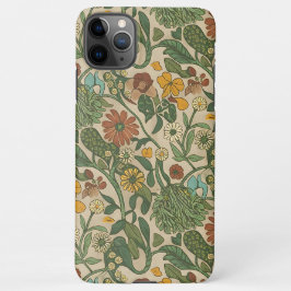 Seamless vintage botanical pattern iPhone 11Pro max hülle