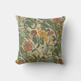 Seamless vintage botanical pattern kissen