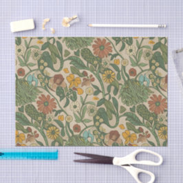 Seamless vintage botanical pattern seidenpapier