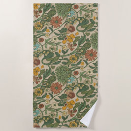 Seamless vintage botanical pattern strandtuch