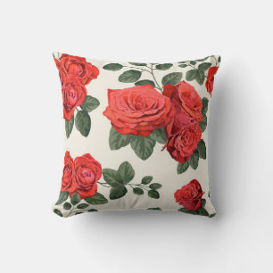 Seamless vintage pattern with roses kissen