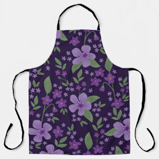 Seamless vintage pattern. wonderful lilac and purp schürze