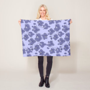 Seamless wassercolor orchius phalaenopsis Blume b Fleecedecke