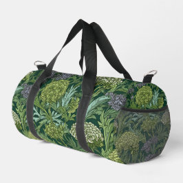 Seamless William Morris style floral pattern Duffle Bag