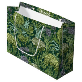 Seamless William Morris style floral pattern Große Geschenktüte