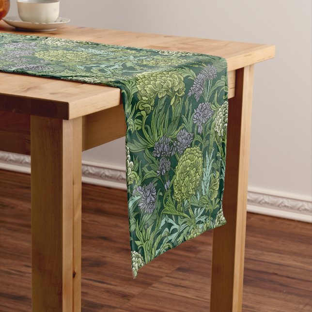 Seamless William Morris style floral pattern Kurzer Tischläufer (Beispiel)