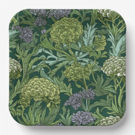 Seamless William Morris style floral pattern Pappteller