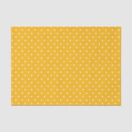 Seamless yellow-orange polka dot pattern seidenpapier