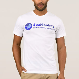 SeaMonkey Projekt - horizontales Logo T-Shirt