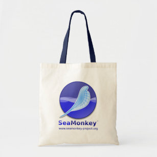 SeaMonkey Projekt - vertikales Logo Tragetasche