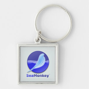 SeaMonkey Text-Logo Schlüsselanhänger
