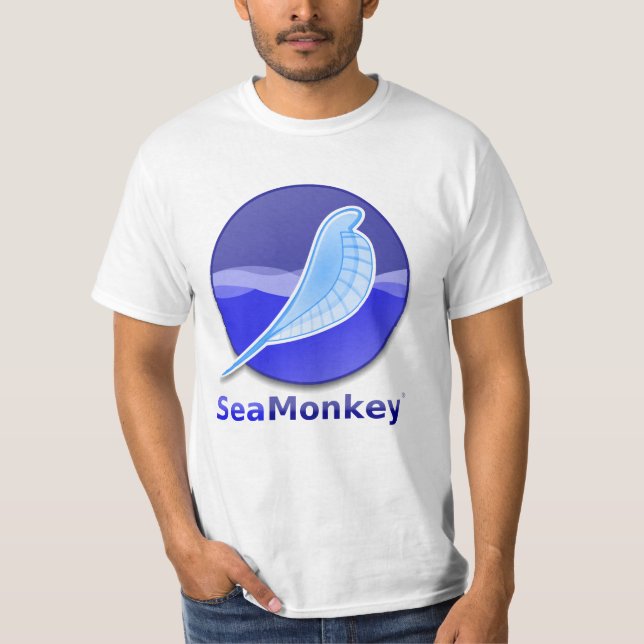 SeaMonkey Text-Logo T-Shirt (Vorderseite)