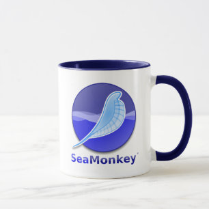 SeaMonkey Text-Logo Tasse