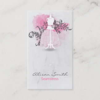 Seamstress business card visitenkarte