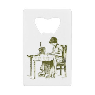 Seamstress-Design Geldbeutel Flaschenöffner