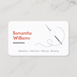 Seamstress Handmade Dressmaking Visitenkarte