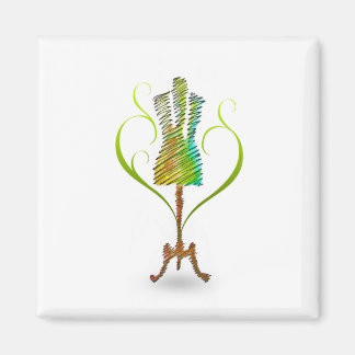 Seamstress mannequin/Dressmaker Mannequin Magnet