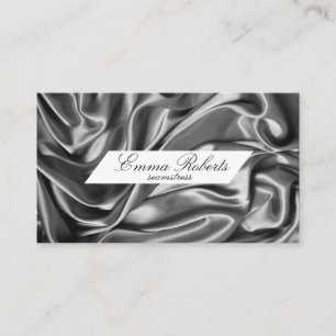 Seamstress Silver Cloud Business Card Visitenkarte