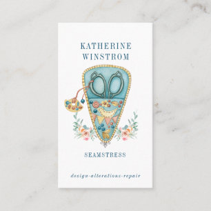 Seamstress Tailor Business Card Visitenkarte