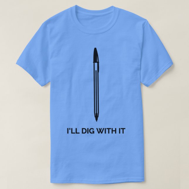 Seamus Heaney Zitat Ix27ll Dig mit ihm Graben Dea T-Shirt (Design vorne)