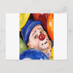 Sean Carlock Clown Postkarte