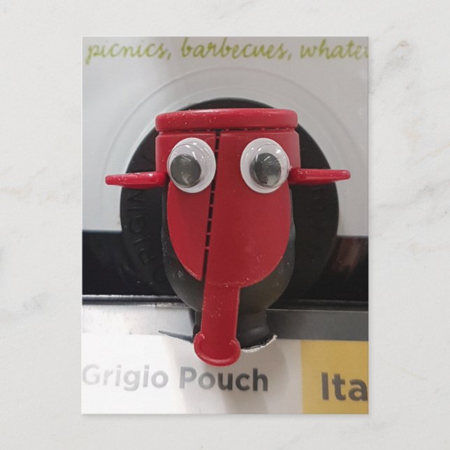 Sean die Schafweintasche… Postkarte (Vorderseite)