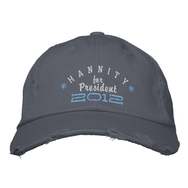Sean Hannity für den Präsidenten 2012 Bestickte Kappe (Vorderseite)