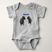 Sean Name Mit Aussie Quokkas, Baby Bodysuit
