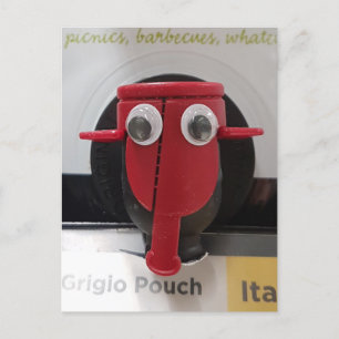 Sean The Sheep wine bag ... Postkarte