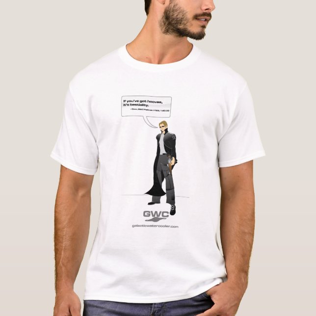 Sean-Zitat-Shirt: Bestiality T-Shirt (Vorderseite)