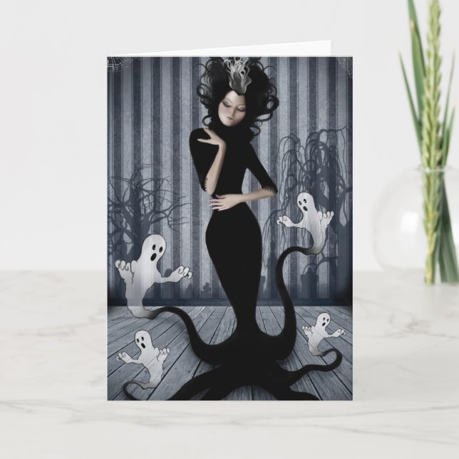 Seance Queen Greeting Card Karte (Vorderseite)
