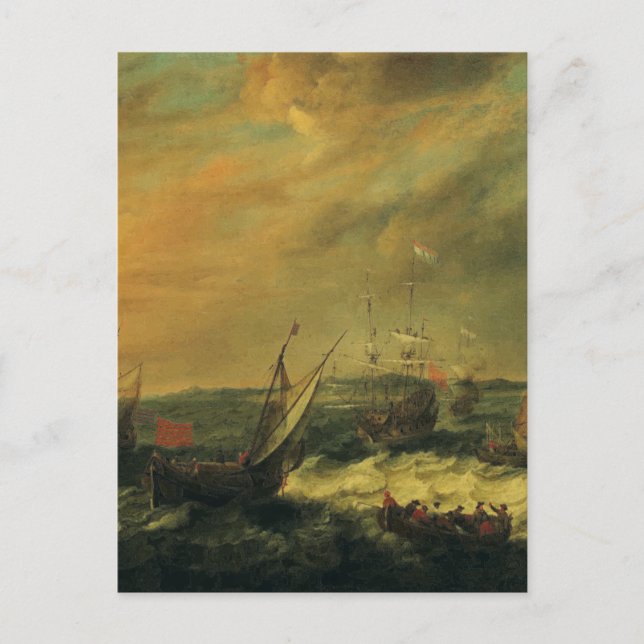 Seaport von Adam Willaerts Postkarte (Vorderseite)