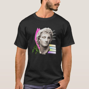 Seapunk Vaporwave Ästhetik 90er Jahre Statue T-Shirt