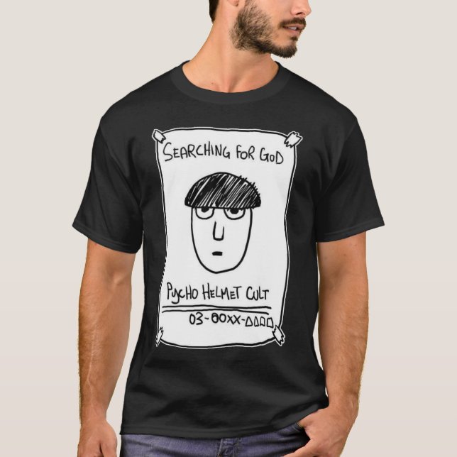 Searching for God Surreal Anime Poster friends ret T-Shirt (Vorderseite)