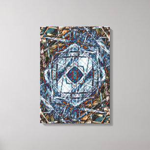 Searchlight Satellite Leinwanddruck