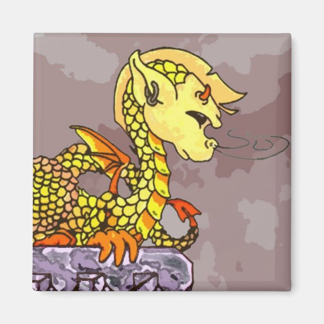 Seared The Baby Dragon Magnet (Vorne)