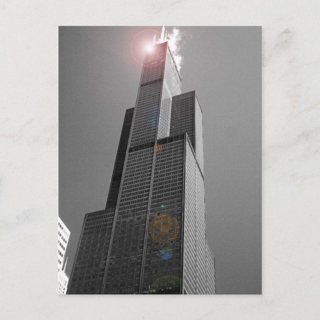 Sears Tower 2 Postkarte (Vorderseite)