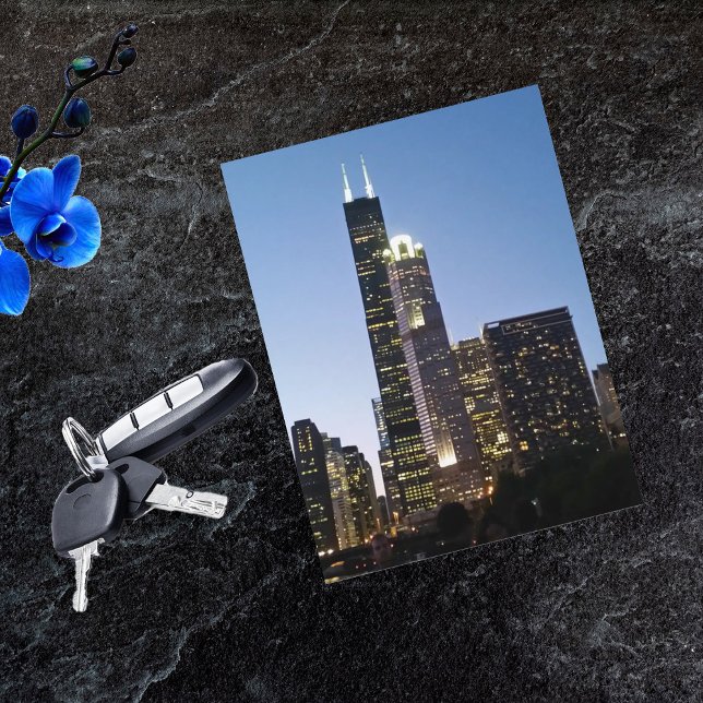 Sears Tower on Chicago Architecture River Cruise Postkarte (Von Creator hochgeladen)