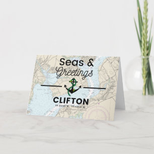 Seas & Greetings Clifton Karte