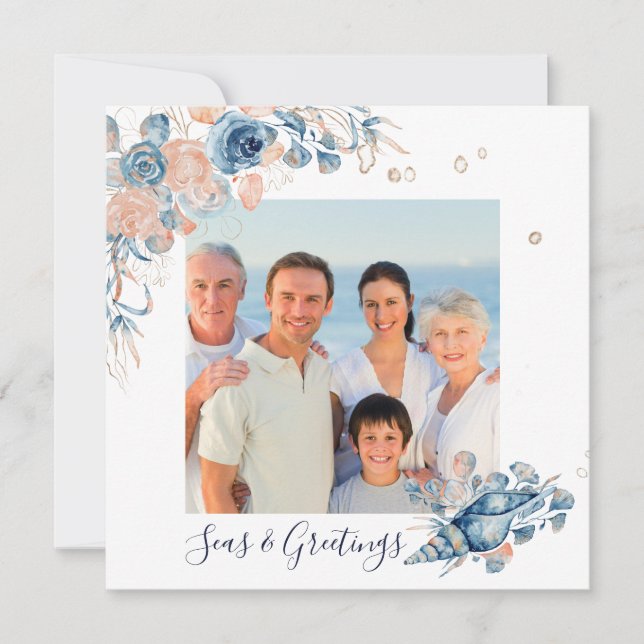 Seas & Greetings Weihnachten Schönes Foto (Vorderseite)