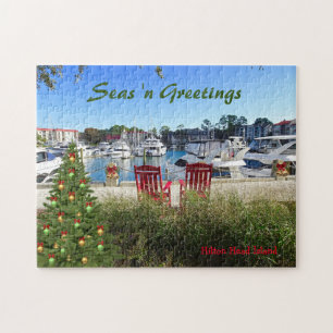 Seas n Greetings Hilton Head Island Hafen Stadt Puzzle