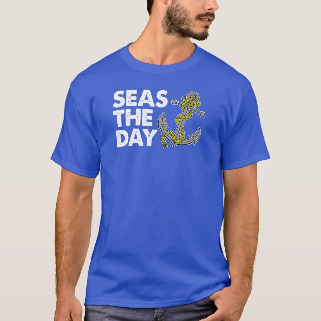 Seas The Day (AUF DARK) T-Shirt (Vorderseite)