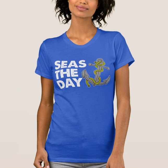Seas The Day (AUF DARK) T-Shirt (Vorderseite)