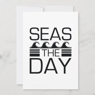 Seas The Day Dankeskarte