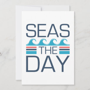 Seas The Day Dankeskarte
